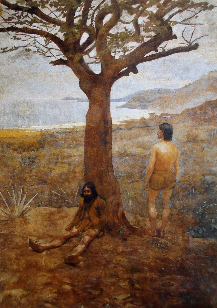 "os descobridores" (1899), óleo sobre tela, 260 X 200 cm