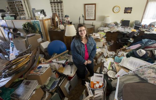 Ceci Garrett has been helping hoarders, like this one, with Lightening the Load, a hoarding ministry in Spokane. Garrett's mother was a hoarder and they appeared on the show "Hoarders" on A&E. COLIN MULVANY colinm@spokesman.com
